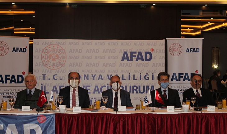 Konya’da İl Afet Risk Azaltma Planı (İRAP) toplantısı gerçekleştirildi