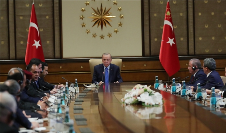 Cumhurbaşkanı Erdoğan, Libya Temsilciler Meclisi Başkanvekili El-Nuveyri'yi kabul etti