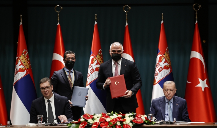 Türkiye ile Sırbistan arasında 4 anlaşma imzalandı