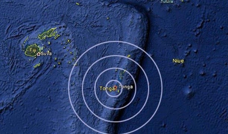 ​Tonga'da 6,2 büyüklüğünde deprem