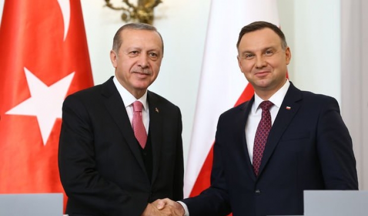 Cumhurbaşkanı Erdoğan, Polonya Cumhurbaşkanı ile görüştü