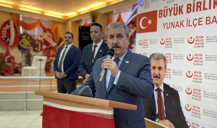 BBP Genel Başkanı Destici, Konya'da konuştu