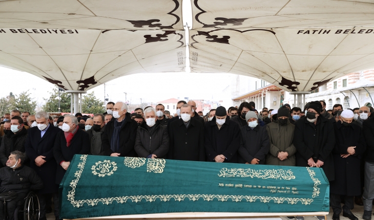 Cumhurbaşkanı Erdoğan, İbrahim Halit Çizmeci'nin cenaze törenine katıldı