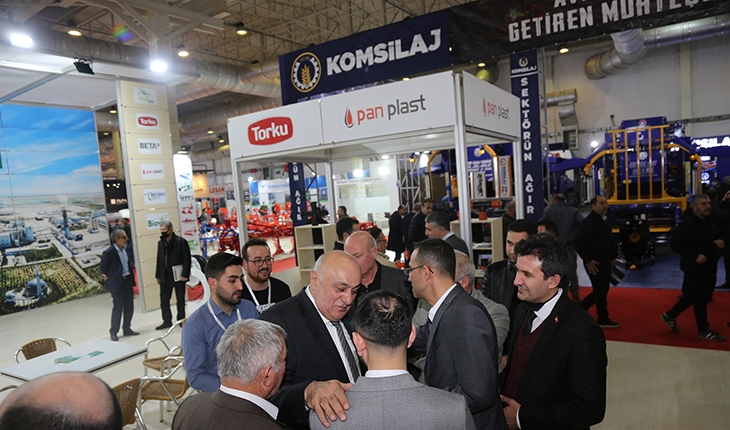 PANKOBİRLİK Genel Başkanı Ramazan Erkoyuncu Konya Tarım Fuarını ziyaret etti 