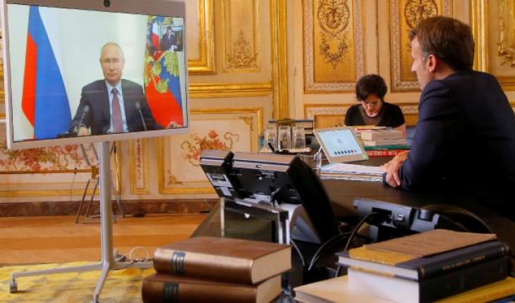 Putin ve Macron Ukrayna’daki durumu görüştü