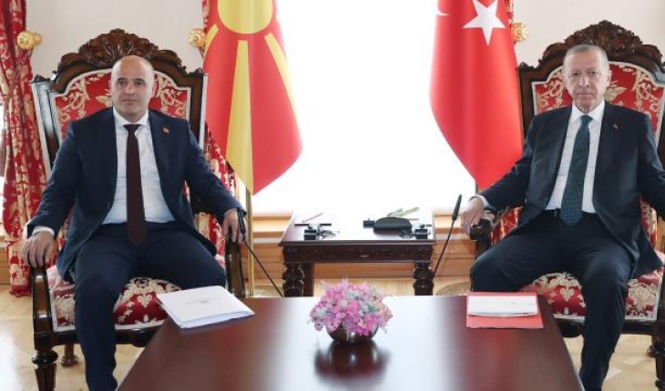 Cumhurbaşkanı Erdoğan, Kuzey Makedonya Başbakanı Kovaçevski’yi kabul etti