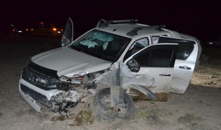 Aksaray’da otomobille kamyonet çarpıştı: 1 ölü, 6 yaralı