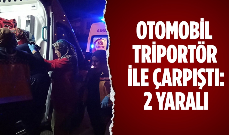 Konya’da triportör kazasında 2 kişi yaralandı