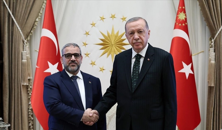Cumhurbaşkanı Erdoğan Libya Yüksek Devlet Konseyi Başkanı’nı kabul etti