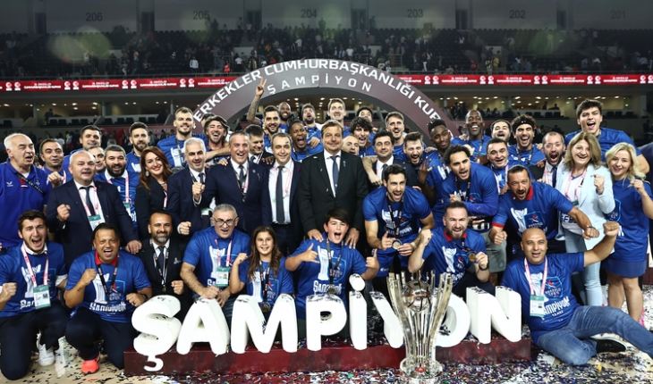 36. Erkekler Cumhurbaşkanlığı Kupası'nı Anadolu Efes kazandı