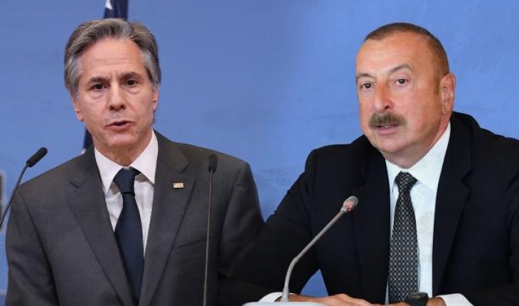 Blinken, Aliyev'le Azerbaycan-Ermenistan arasındaki doğrudan görüşmeleri konuştu