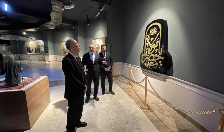 Japonya'nın Ankara Büyükelçisi Suzuki, Konya'da sergi açılışına katıldı