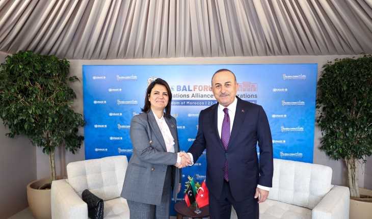Dışişleri Bakanı Çavuşoğlu, Libya Dışişleri Bakanı Elmangoush ile görüştü