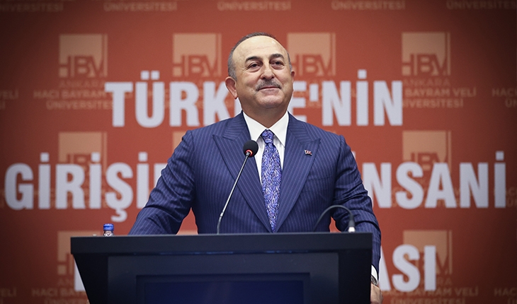 Bakan Çavuşoğlu, “Türkiye’nin Girişimci ve İnsani Dış Politikası“ konferansında konuştu