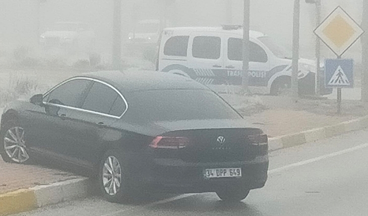Konya'da yoğun sis kazaya neden oldu: 4 yaralı