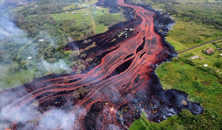Kilauea Yanardağı yeniden faaliyete geçti