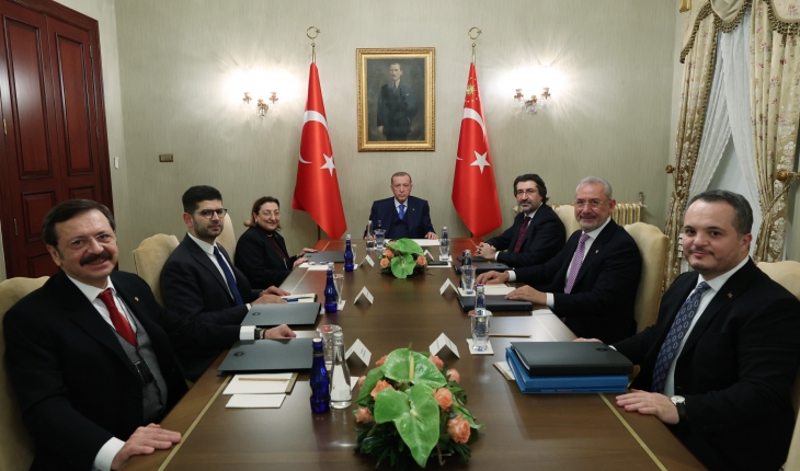 Cumhurbaşkanı Erdoğan,  Türkiye Varlık Fonu A.Ş Yönetim Kurulu'nu kabul etti