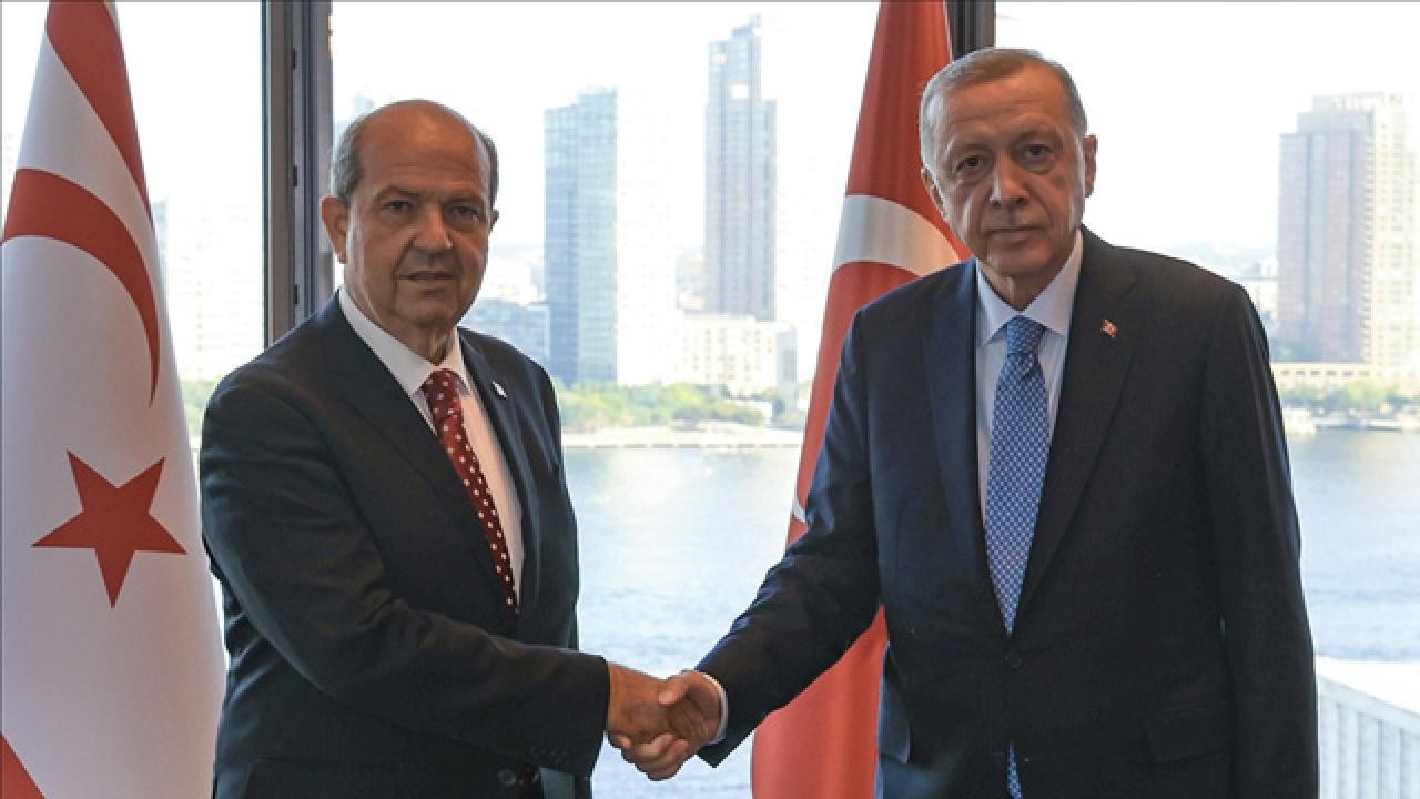 KKTC Cumhurbaşkanı Tatar'dan Cumhurbaşkanı Erdoğan'a tebrik telefonu