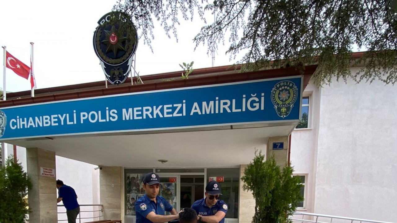 Konya’da vatandaşın duyarlılığı sayesinde yakalanan hırsızlık zanlısı tutuklandı