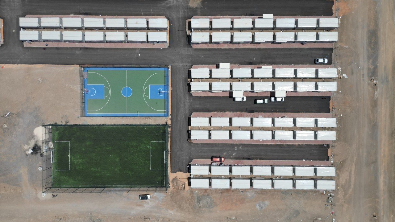 Kahramanmaraş’ta 57 futbol sahası büyüklüğündeki konteyner kentte sona gelindi