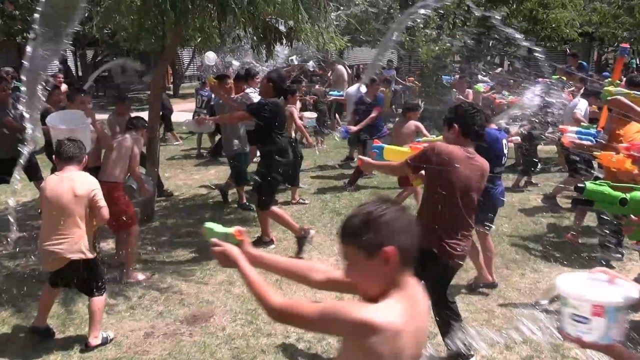 Konya’da Kur’an Kursu öğrencileri su savaşı yaptı