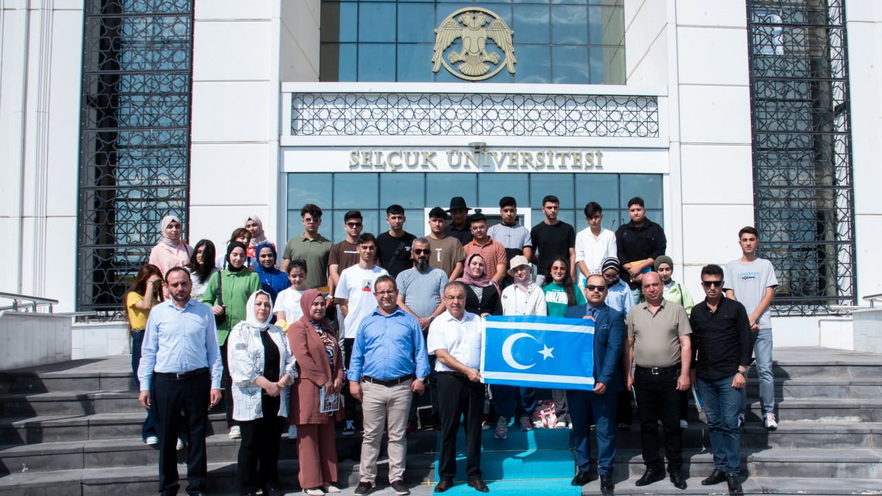 Türkmen öğrencilerden Selçuk Üniversitesine teşekkür ziyareti
