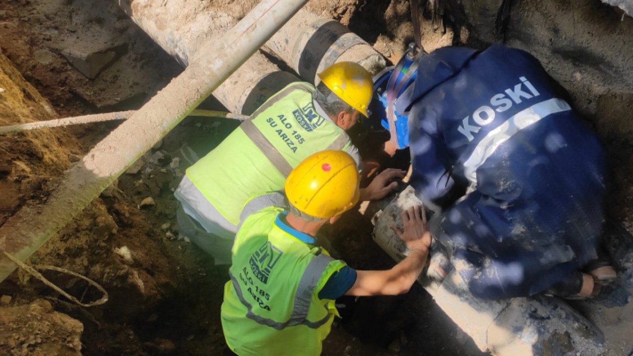 KOSKİ, Konya Numune Hastanesi'ndeki günlük 20 metreküplük su kaybını önledi