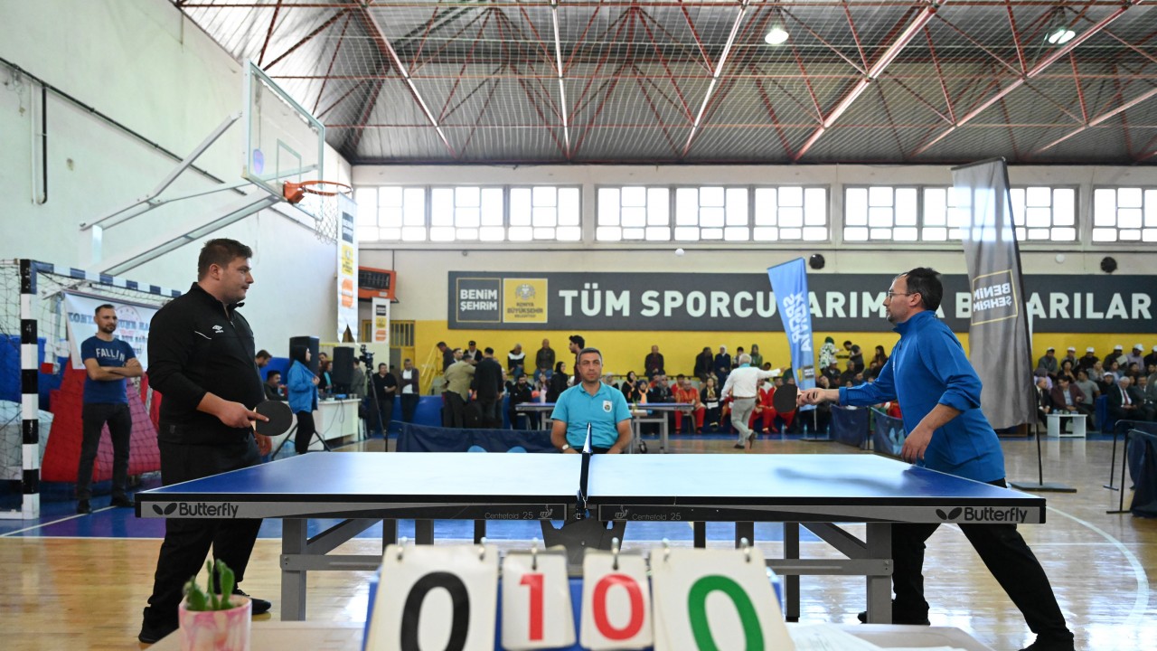 Konya Büyükşehir “Dünya ruh sağlığı günü“ dolayısıyla Masa Tenisi Turnuvası düzenlendi