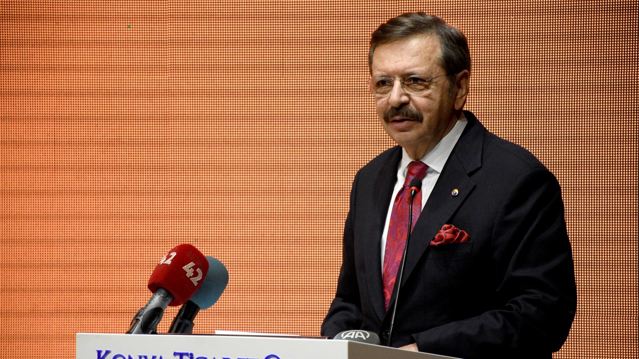 TOBB Başkanı Hisarcıklıoğlu Konya'da konuştu: Sinema ve dizi sektörünün ihracatı 1 milyar doları aştı