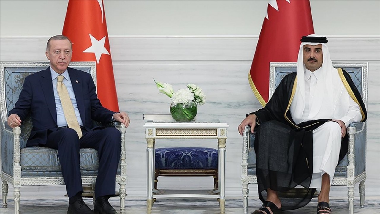 Cumhurbaşkanı Erdoğan’ın Katar Emiri Al Sani ile görüşmesinde İsrail’in Gazze katliamındaki son durum ele alındı