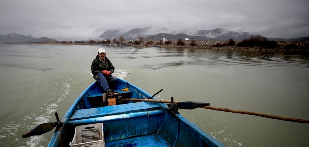 Bir dönem kuraklığın yaşandığı Suğla Gölü’nde balıkçılar avdan bereketle dönüyor