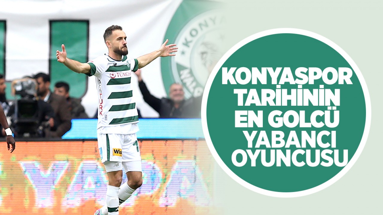 Konyaspor'un tarihindeki en golcü yabancı oyuncu: Sokol Cikalleshi