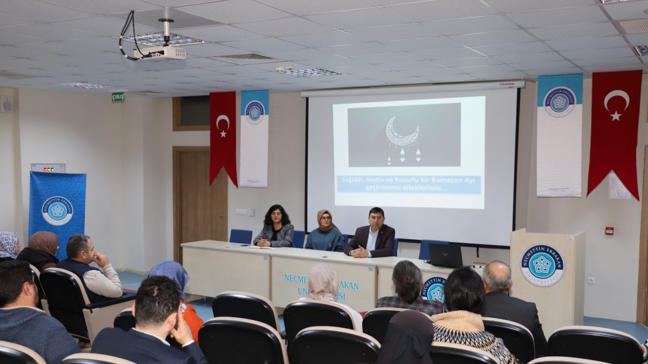 Konya'da  “Ramazanda Sağlıklı Beslenme ve Gıda Güvenliği” konuşuldu