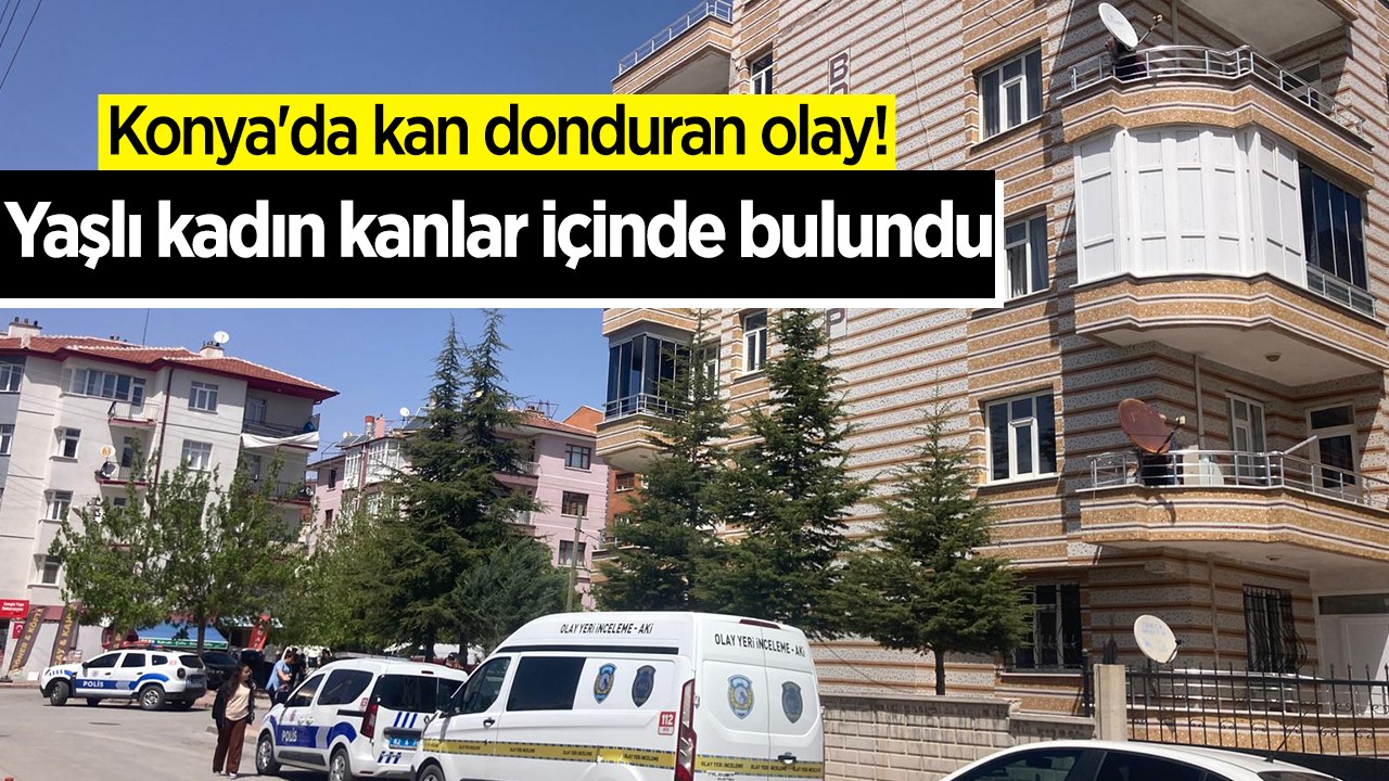 Konya'da şizofreni hastası torun anneannesini döverek ağır yaraladı