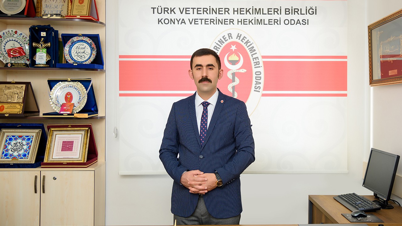 Konya Veteriner Hekimleri Odası Başkanı Mesut Koçak, Dünya Veteriner Hekimler Günü’nü kutladı
