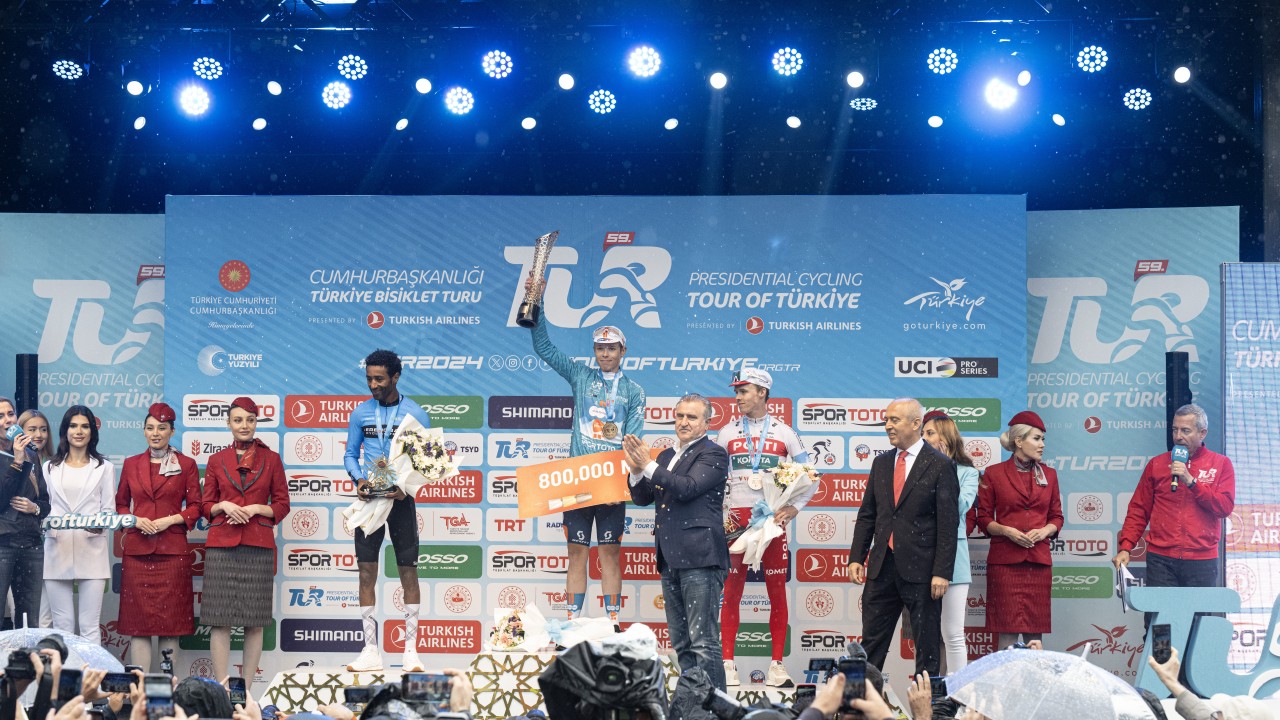 59. Cumhurbaşkanlığı Türkiye Bisiklet Turu'nda madalyalar sahibini buldu