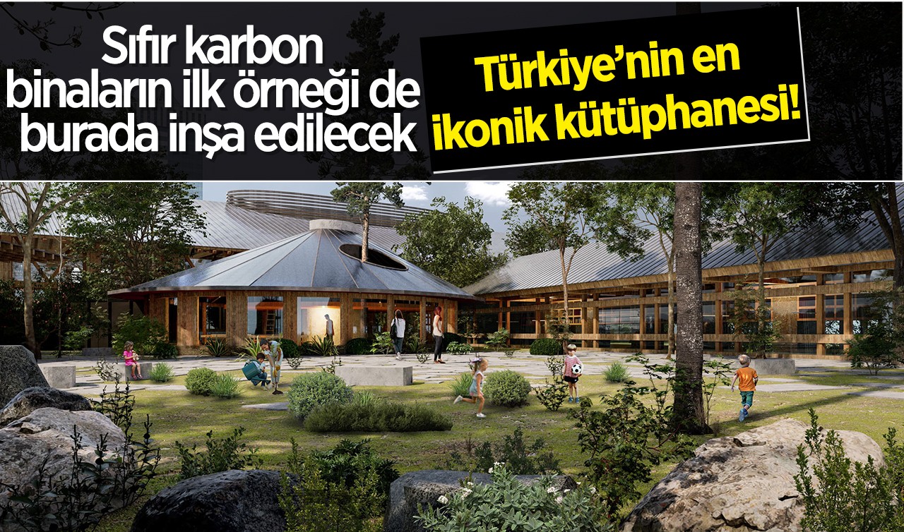 Türkiye’nin en ikonik kütüphanesi Konya'da ! Sıfır karbon binaların ilk örneği de burada inşa edilecek