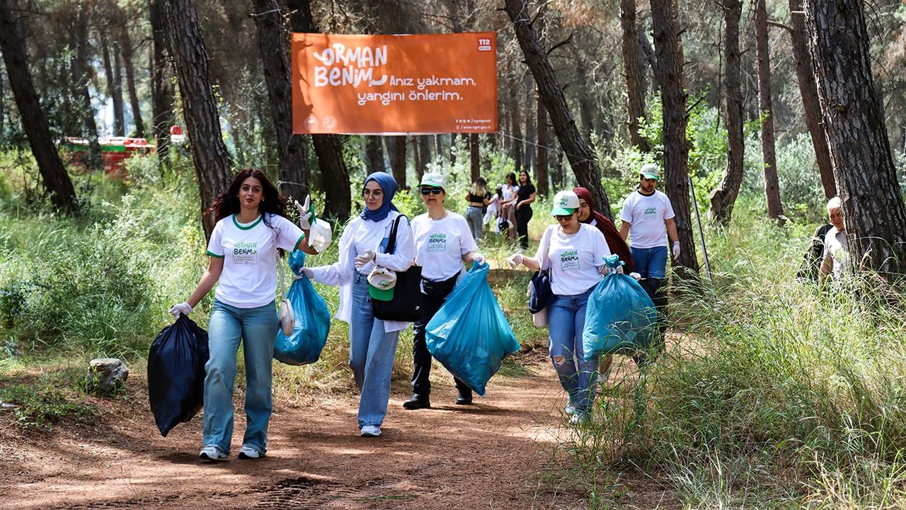 “Orman Benim“ kampanyasında 313 ton atık toplandı