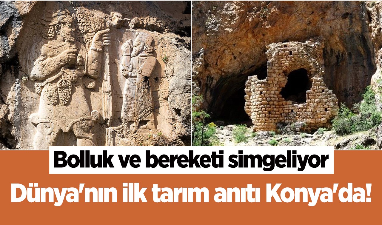Dünya'nın ilk tarım anıtı Konya'da! Bolluk ve bereketi simgeliyor 