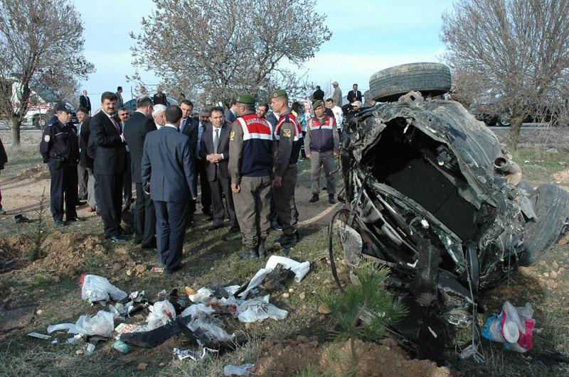  Konya-Karaman yolunda kaza: 3 ölü