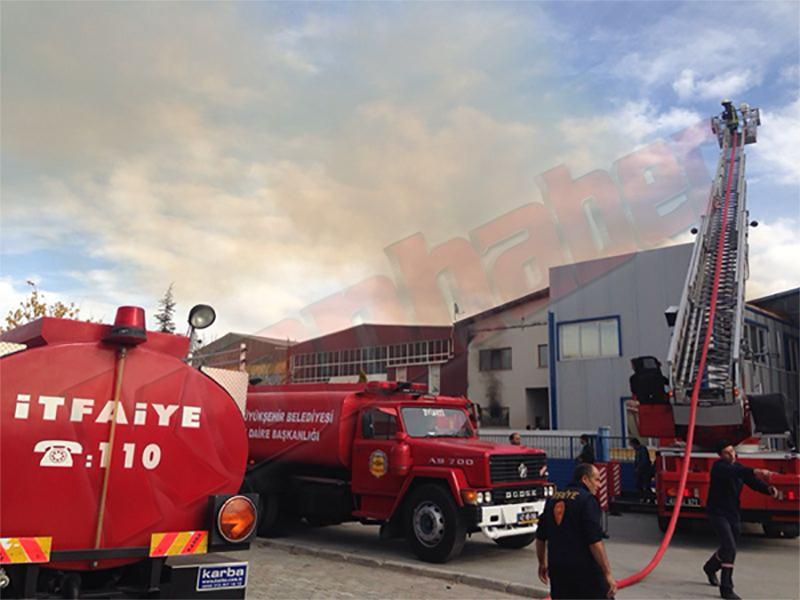 Konya 1. Organize Sanayi Bölgesi'nde yangın
