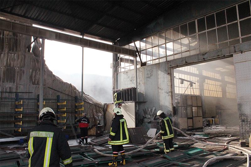 Konya 1. Organize Sanayi Bölgesi'nde yangın