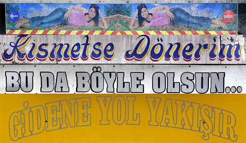 Akıllarda kalan kamyon arkası yazıları