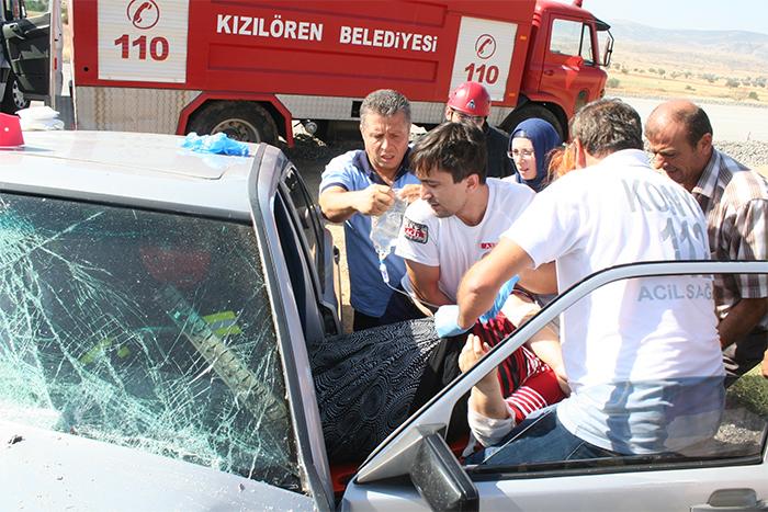 Konya'da feci kaza: 1 ölü, 3 yaralı