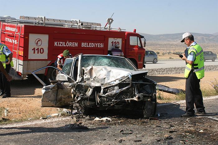 Konya'da feci kaza: 1 ölü, 3 yaralı