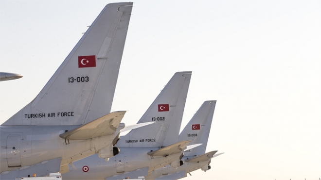  Konya'dan kalkan HİK uçağı NATO toplantısının güvenliğini sağladı 