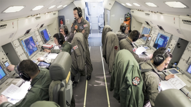  Konya'dan kalkan HİK uçağı NATO toplantısının güvenliğini sağladı 