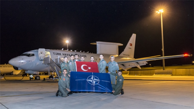  Konya'dan kalkan HİK uçağı NATO toplantısının güvenliğini sağladı 