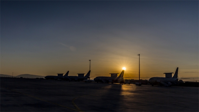  Konya'dan kalkan HİK uçağı NATO toplantısının güvenliğini sağladı 