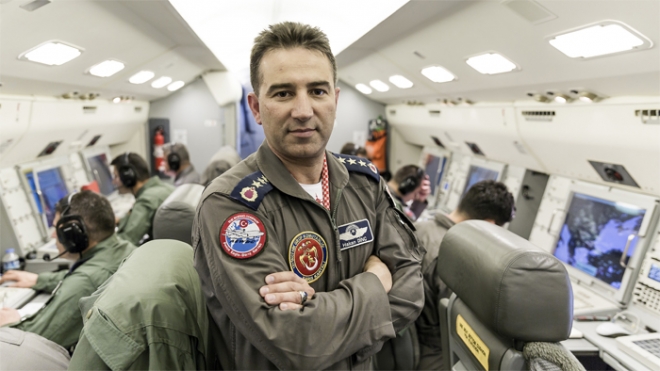  Konya'dan kalkan HİK uçağı NATO toplantısının güvenliğini sağladı 